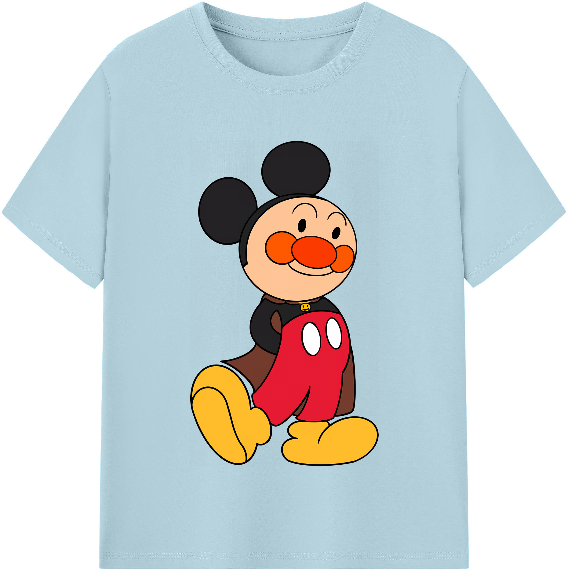 （画像用） アンパンマン Anpanman 綿100％半袖Tシャツ（フロントプリント）